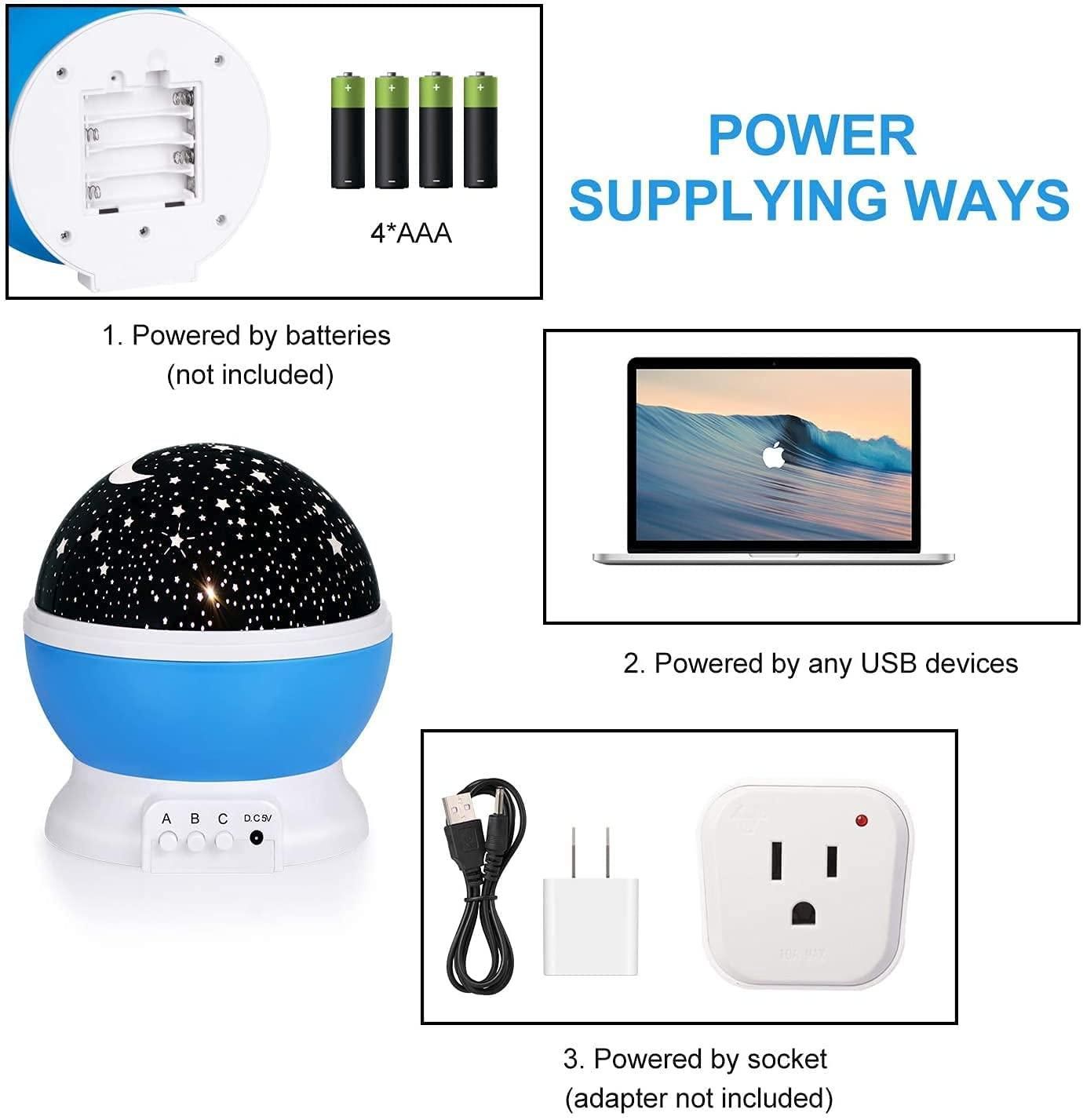 Relaxing Warm Light Complete Your Dream With Star Moon Night Light