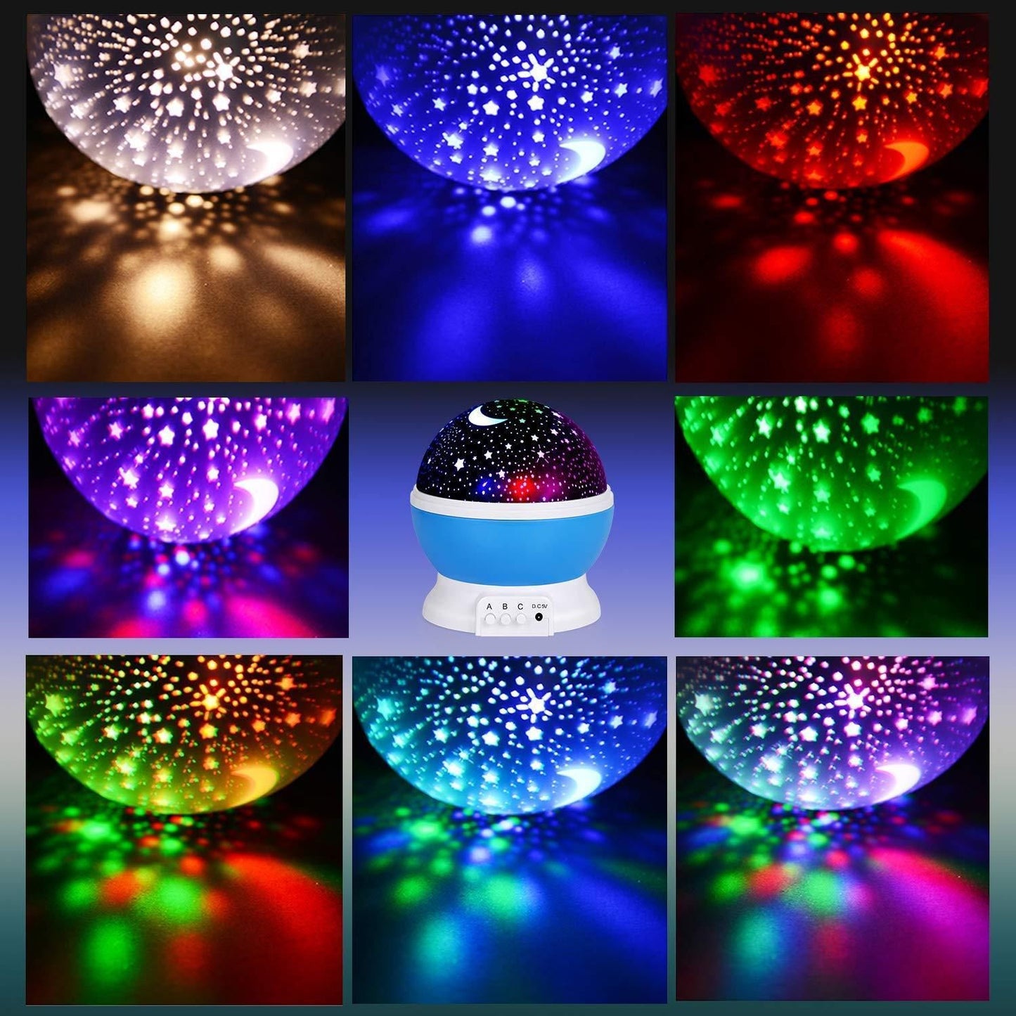 Relaxing Warm Light Complete Your Dream With Star Moon Night Light