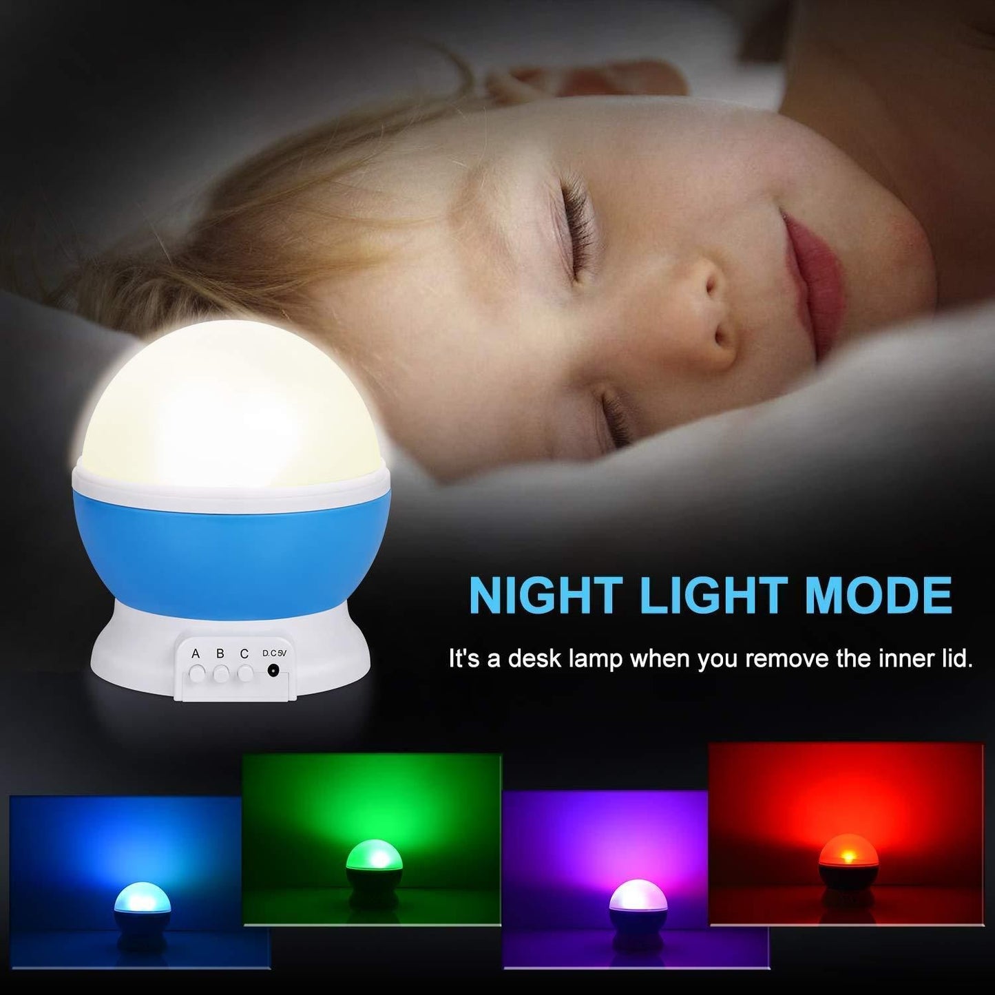 Relaxing Warm Light Complete Your Dream With Star Moon Night Light
